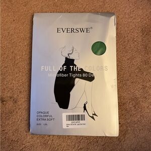 Everswe Microfiber Tights in Green